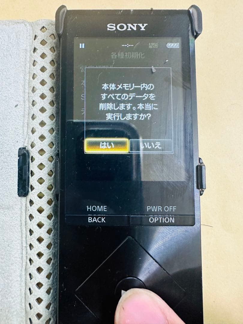 データ削除済、初期化済みSONY WALKMAN NW-A16