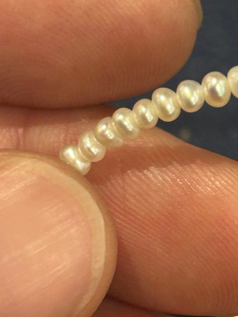 真珠　ブレスレット　K14