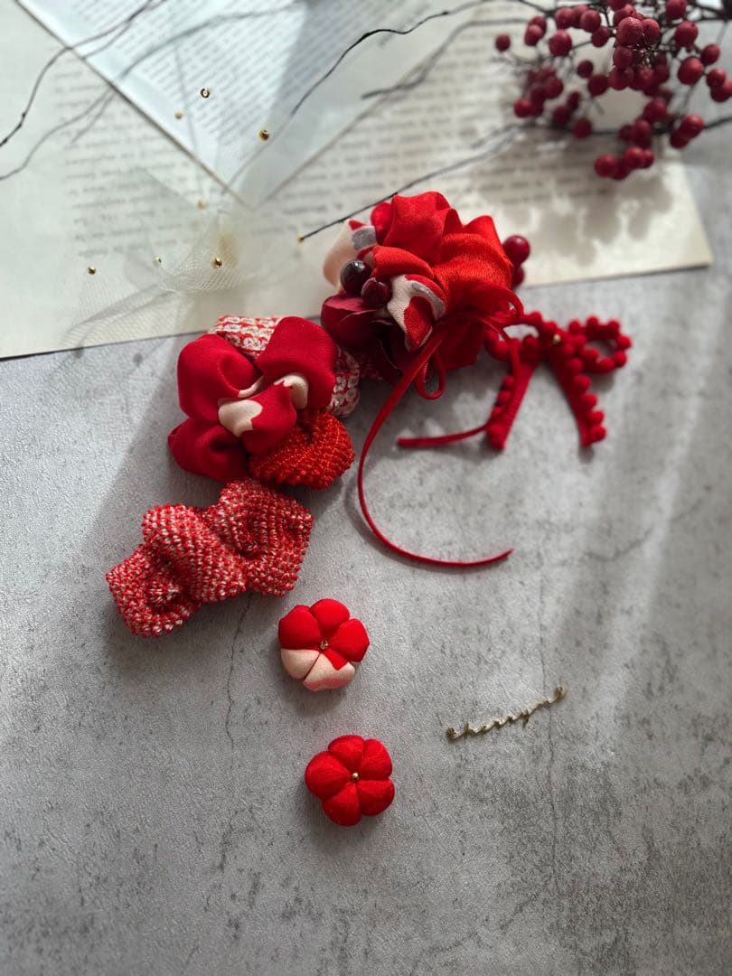 はぴ★様order♡ 赤丸イヤリング込み　NO.100