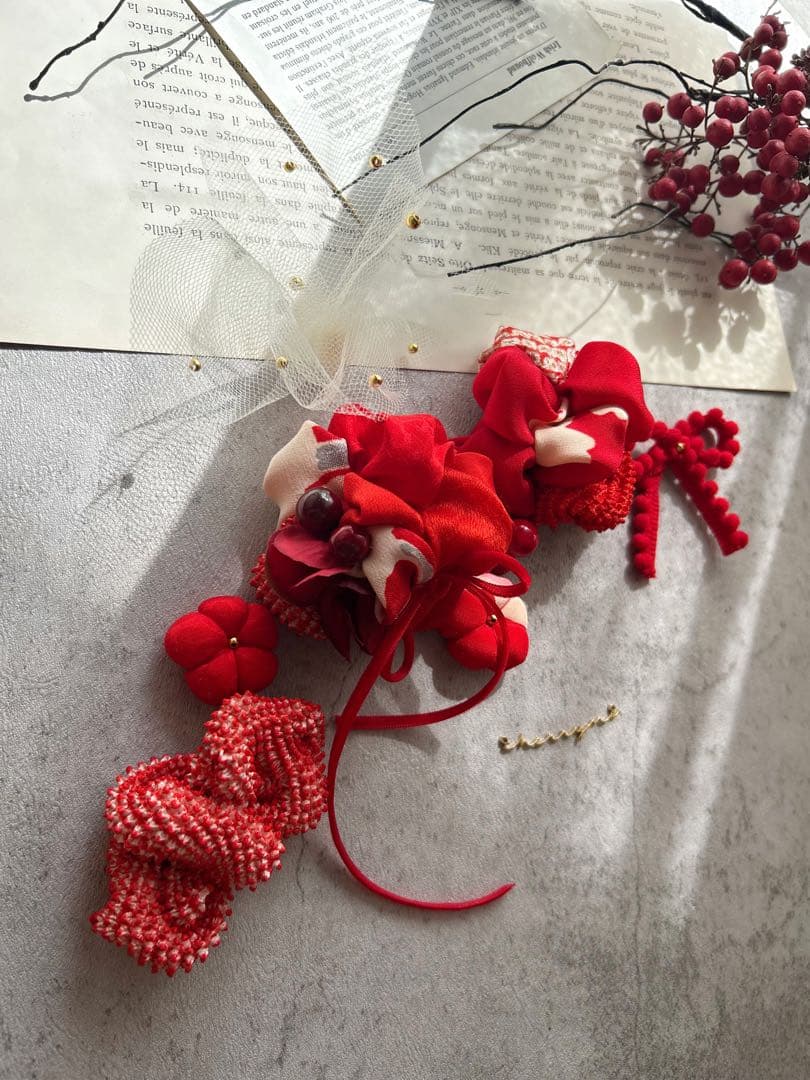 はぴ★様order♡ 赤丸イヤリング込み　NO.100