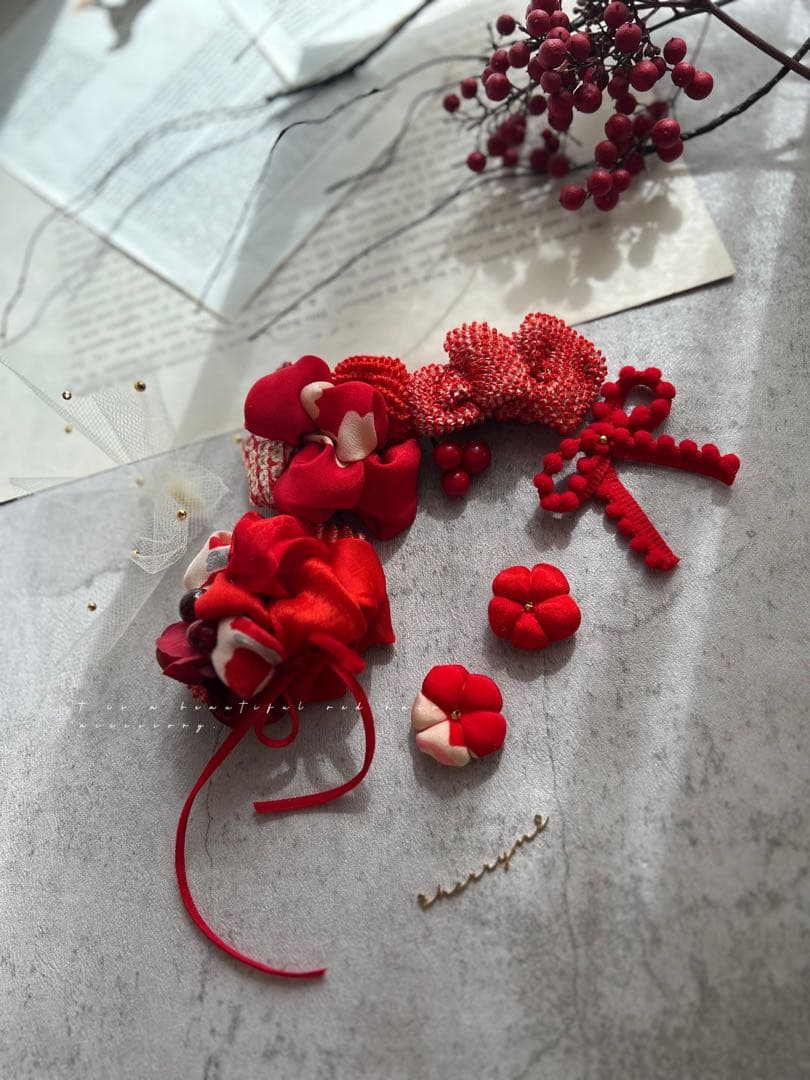 はぴ★様order♡ 赤丸イヤリング込み　NO.100