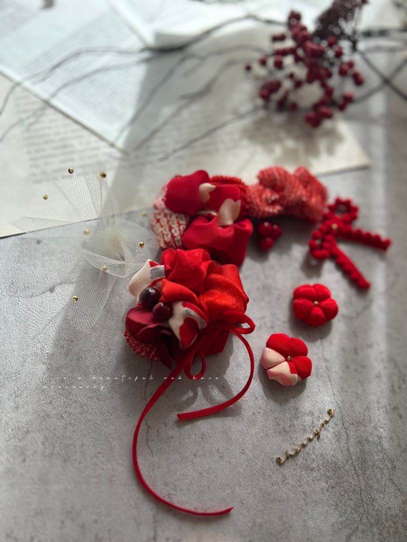 はぴ★様order♡ 赤丸イヤリング込み　NO.100