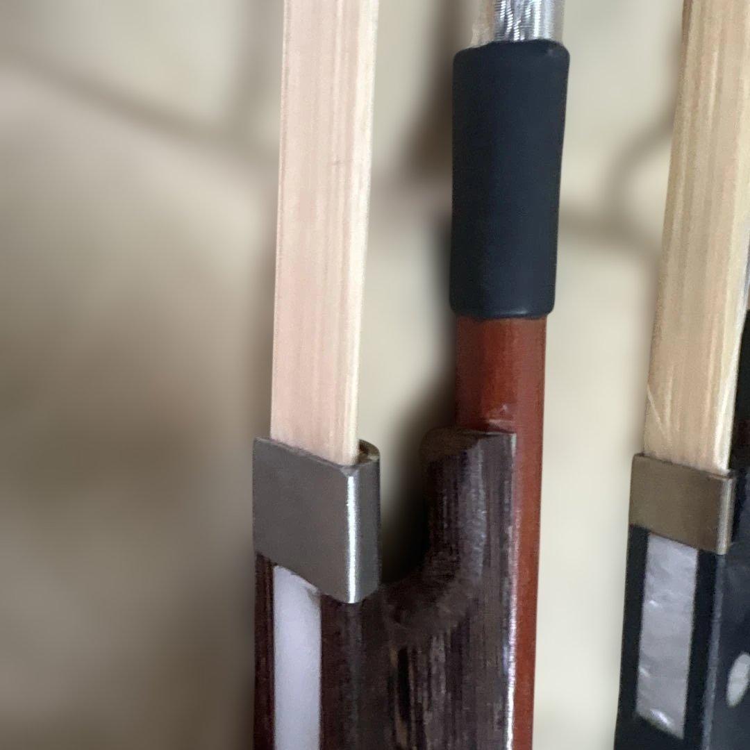 木製バイオリン弓 3本セット