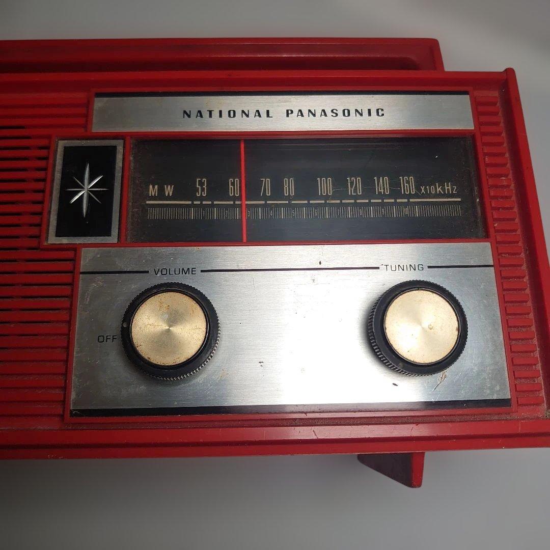 当時物貴重レトロNATIONAL PANASONIC RL-106 ラジオ