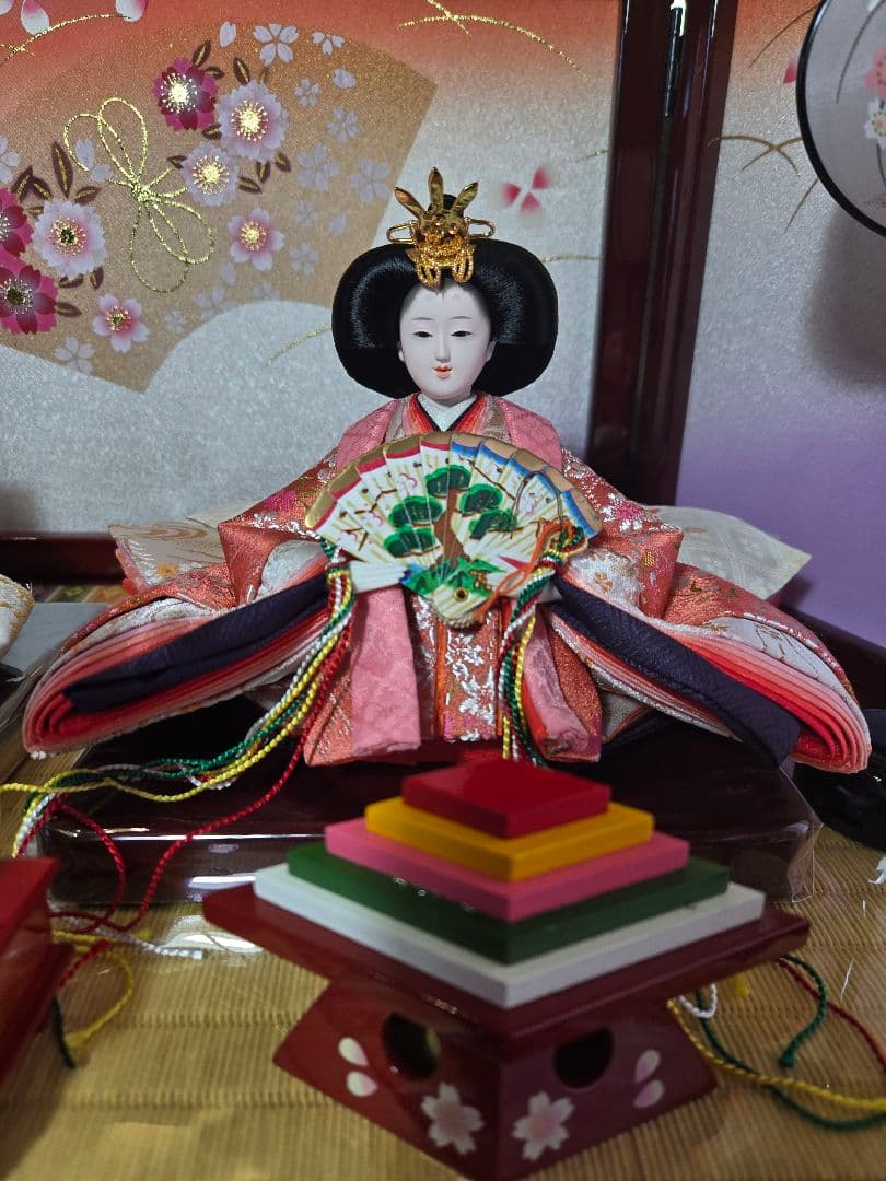 【一点限り】雛人形 収納飾り 　HS28
