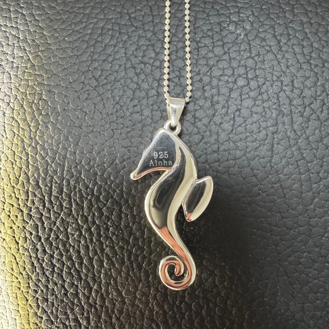 コアウッド タツノオトシゴ ネックレス シルバー silver925