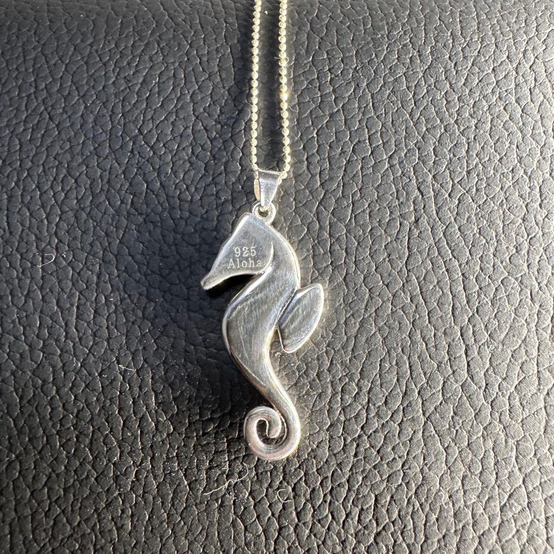 コアウッド タツノオトシゴ ネックレス シルバー silver925