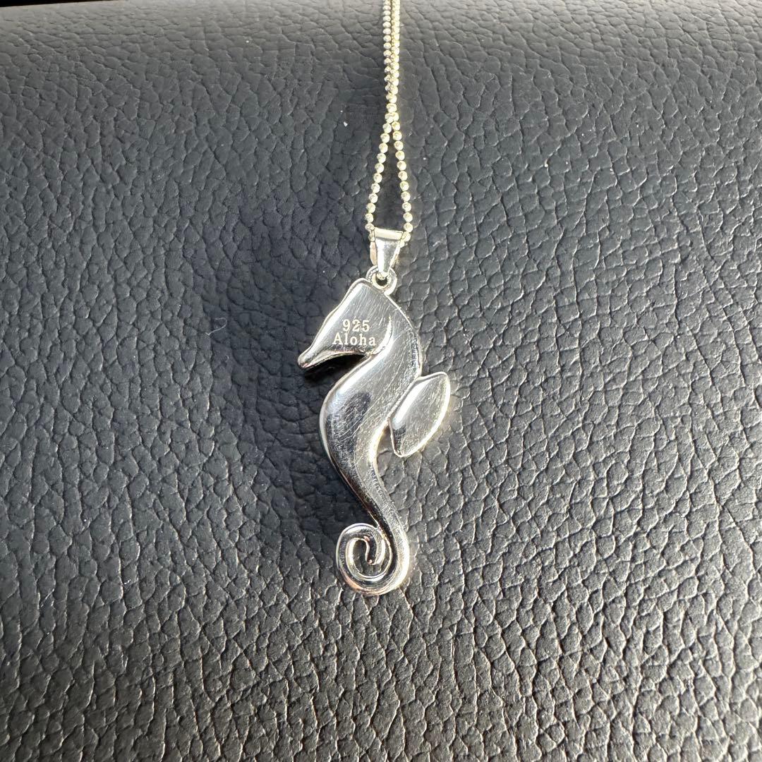 コアウッド タツノオトシゴ ネックレス シルバー silver925