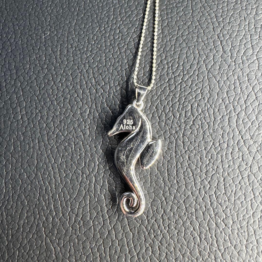 コアウッド タツノオトシゴ ネックレス シルバー silver925