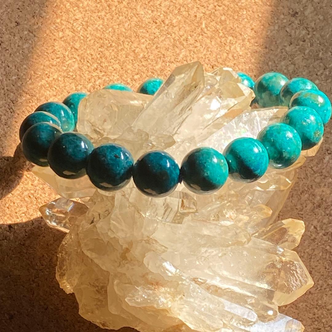 クリソコラ ブレスレット