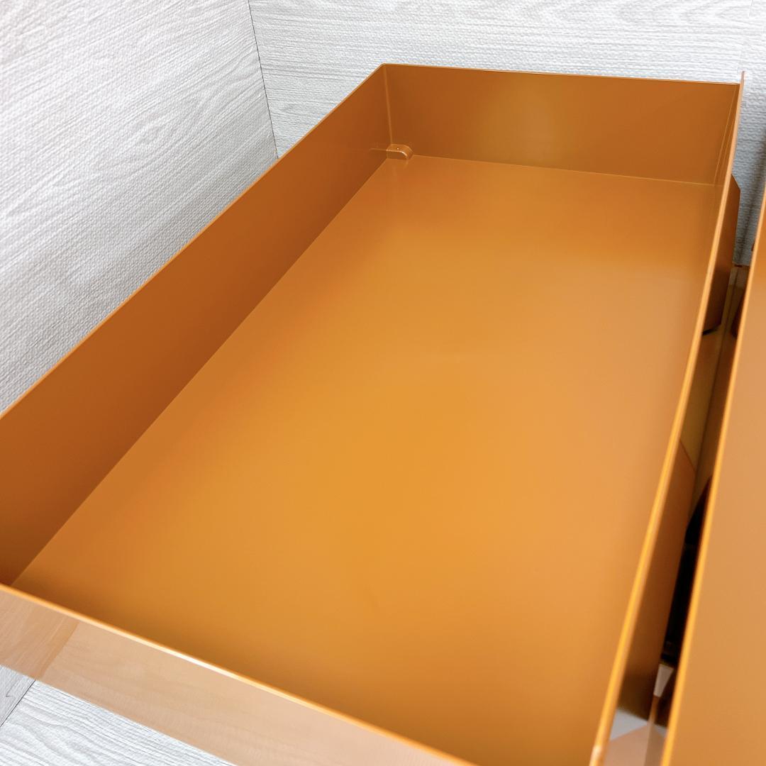 【良品✨送料無料】タッパーウェア　スーパーチェストワイド　引出し2段 ③