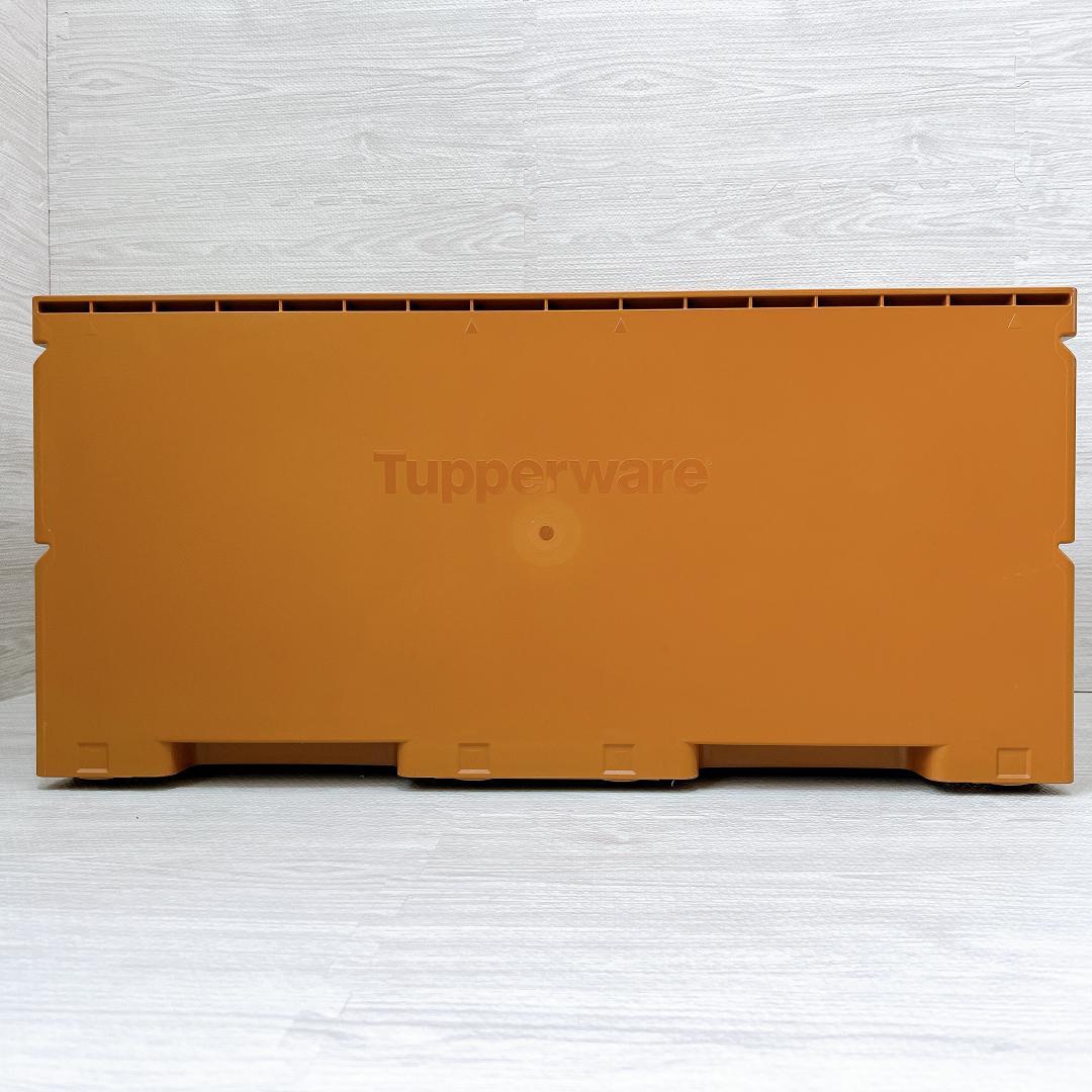 【良品✨送料無料】タッパーウェア　スーパーチェストワイド　引出し2段 ③