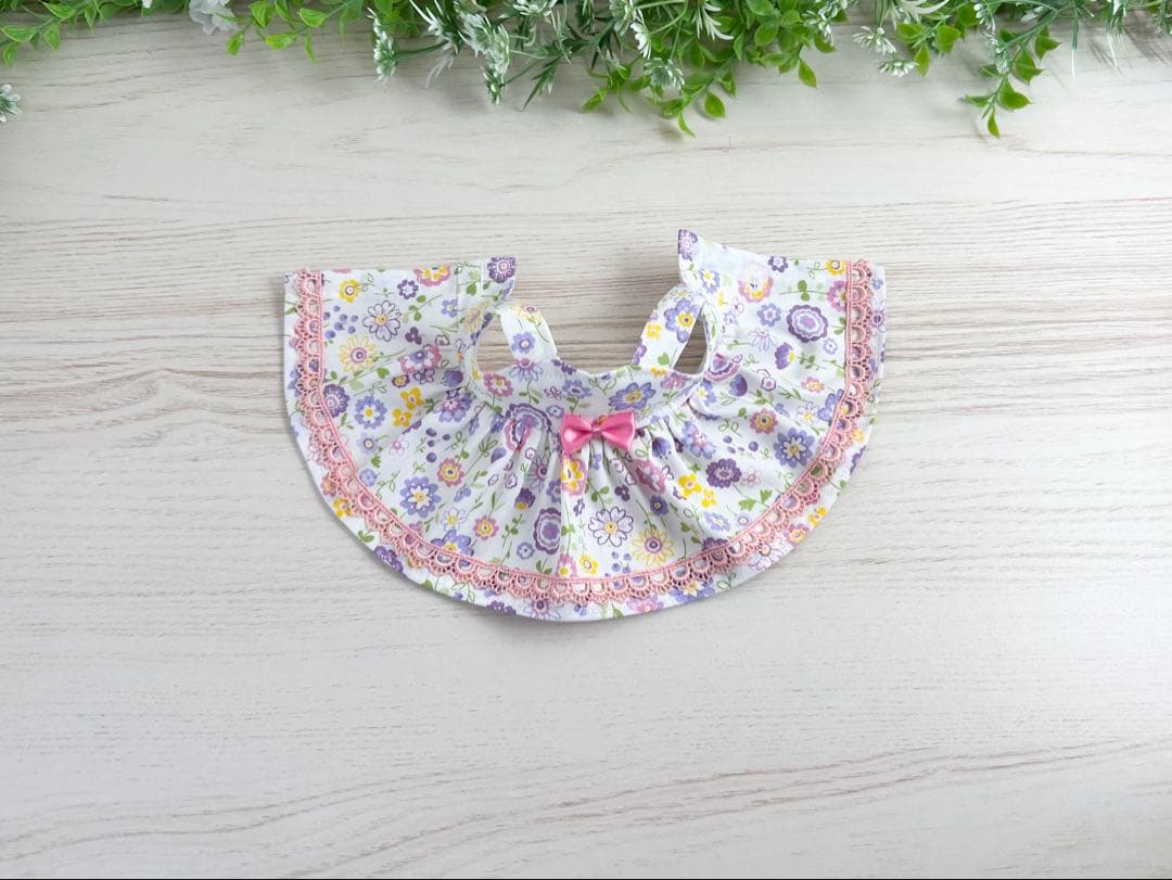 着せやすい❣️ 380 ボタニカルフラワー　メルちゃん　ソランちゃん　レミンちゃん