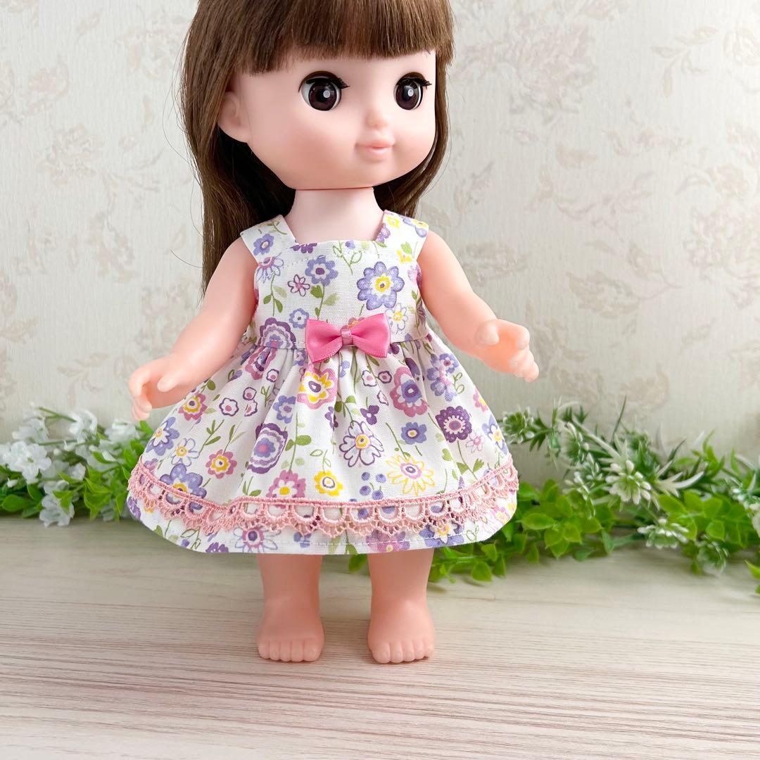 着せやすい❣️ 380 ボタニカルフラワー　メルちゃん　ソランちゃん　レミンちゃん