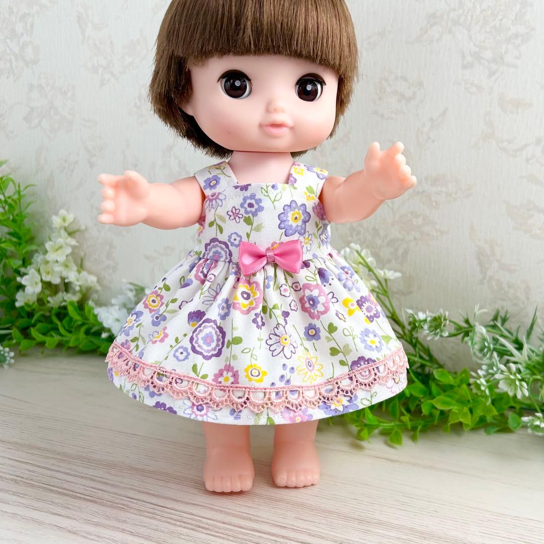 着せやすい❣️ 380 ボタニカルフラワー　メルちゃん　ソランちゃん　レミンちゃん