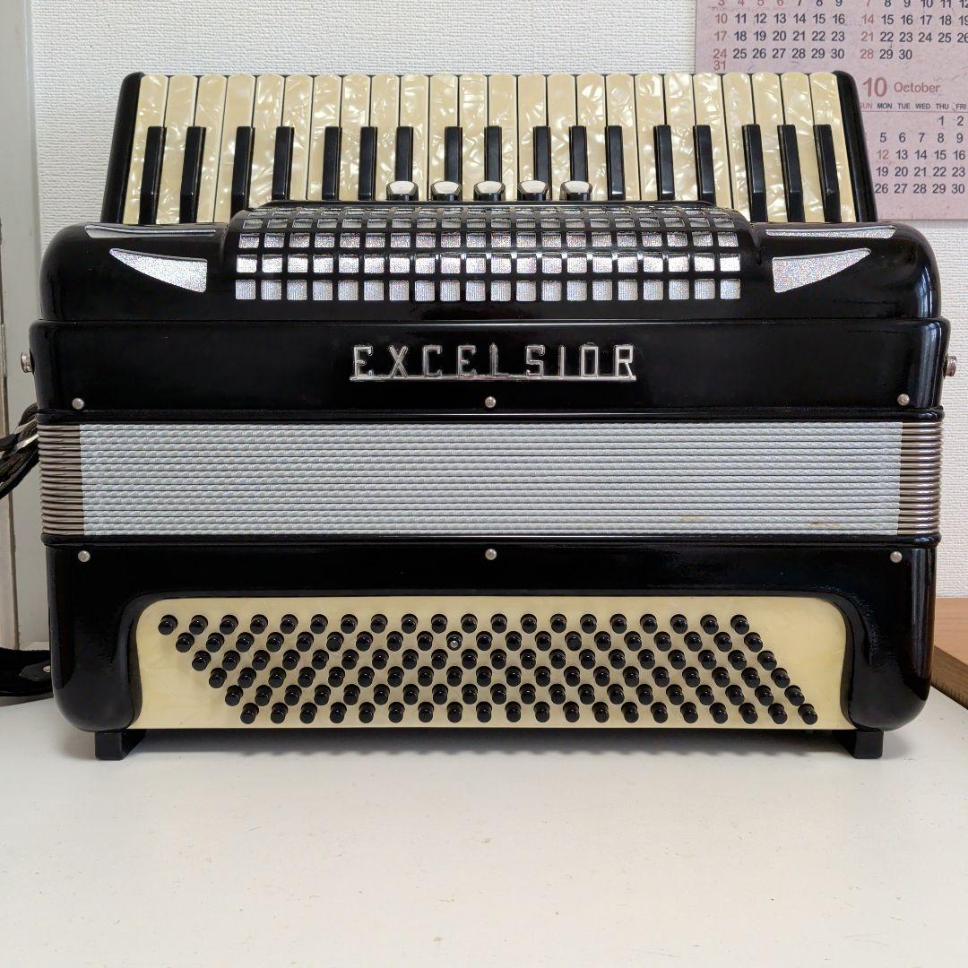美品EXCELSIOR400s中型イタリア製高級アコーディオン