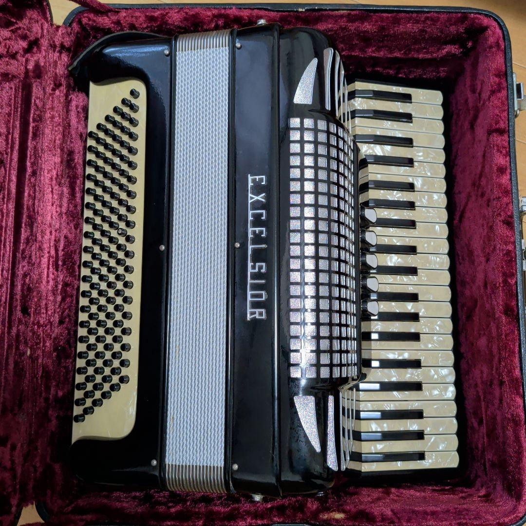 美品EXCELSIOR400s中型イタリア製高級アコーディオン