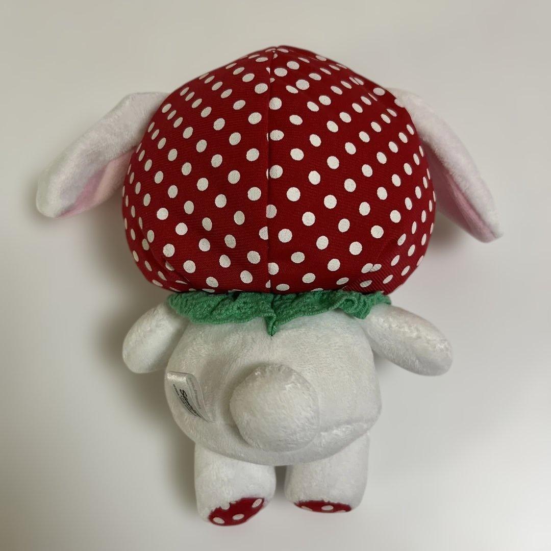 シュガーバニーズ　しろうさ　いちご　ぬいぐるみ　マスコット　平成レトロ サンリオ