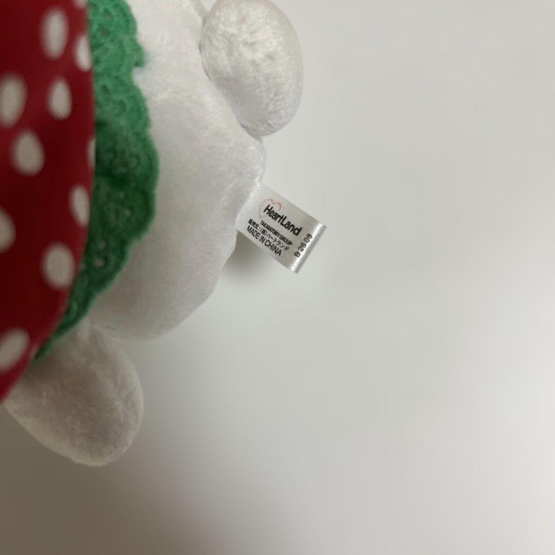 シュガーバニーズ　しろうさ　いちご　ぬいぐるみ　マスコット　平成レトロ サンリオ