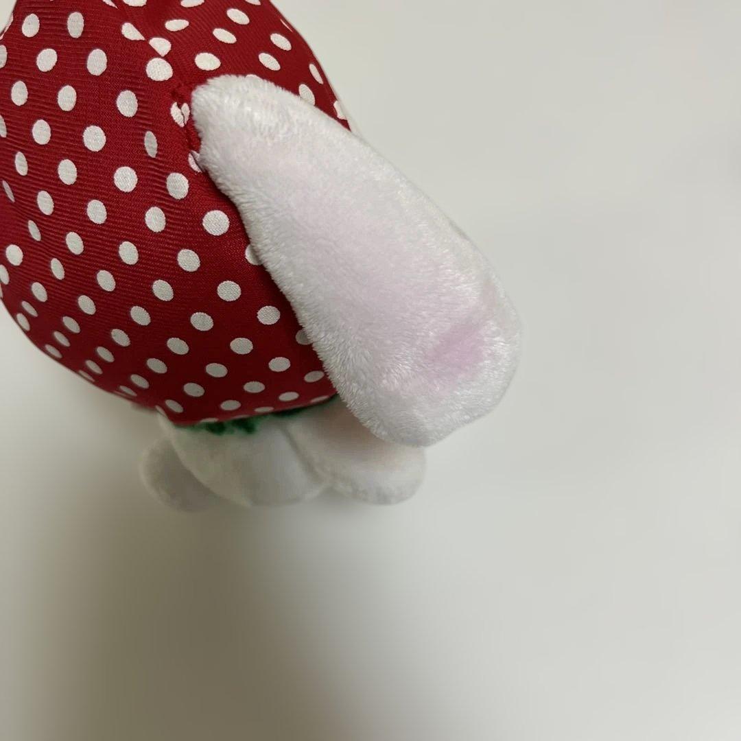 シュガーバニーズ　しろうさ　いちご　ぬいぐるみ　マスコット　平成レトロ サンリオ