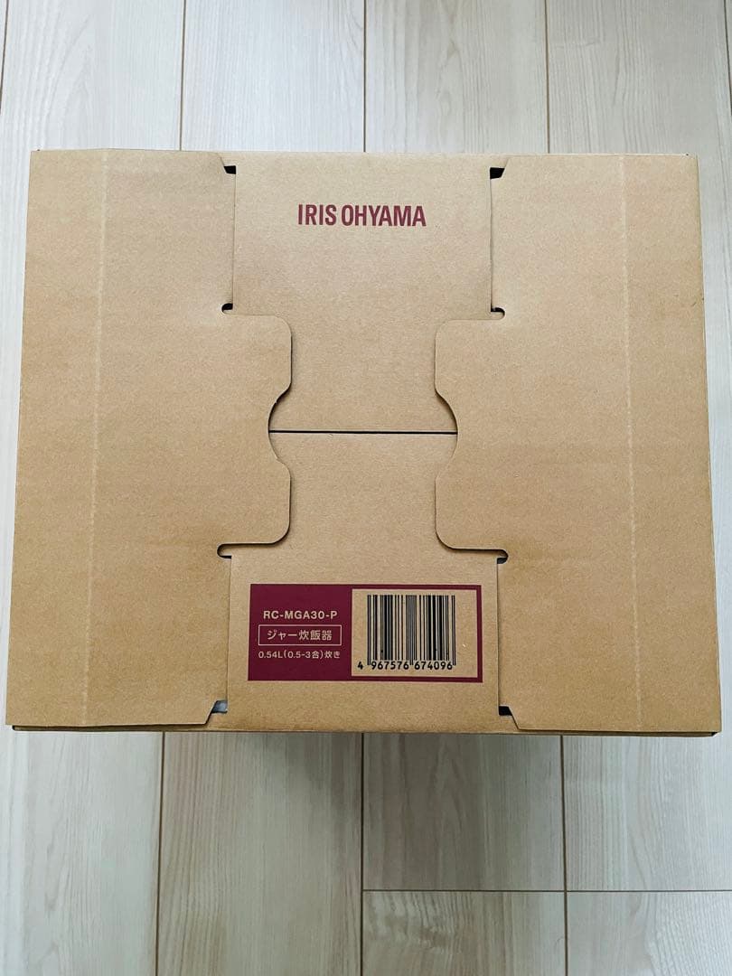 IRIS OHYAMA 炊飯器 RC-MGA30-P ピーチピンク