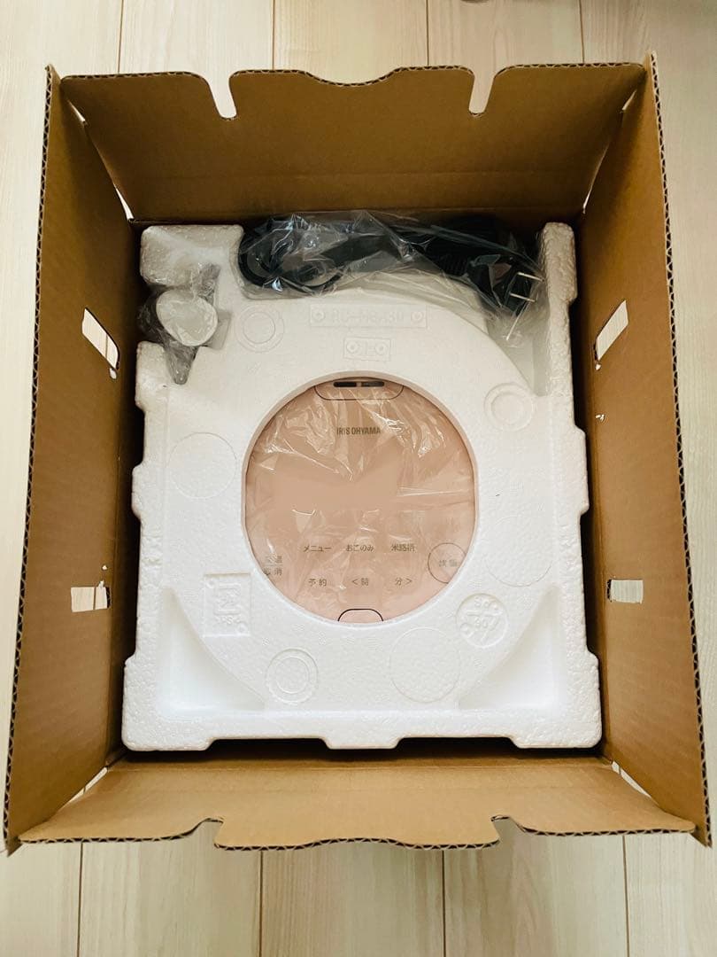 IRIS OHYAMA 炊飯器 RC-MGA30-P ピーチピンク