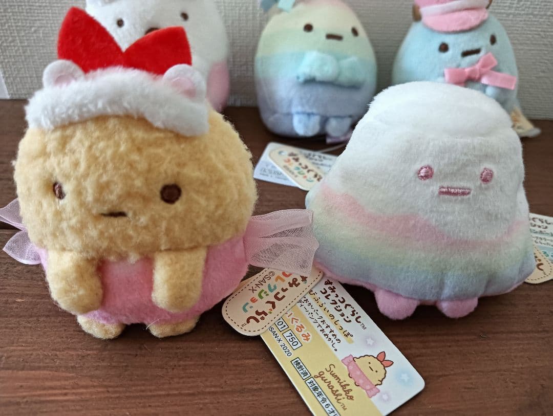 新品☆すみっコぐらし たぴおかパーク　てのりぬいぐるみ