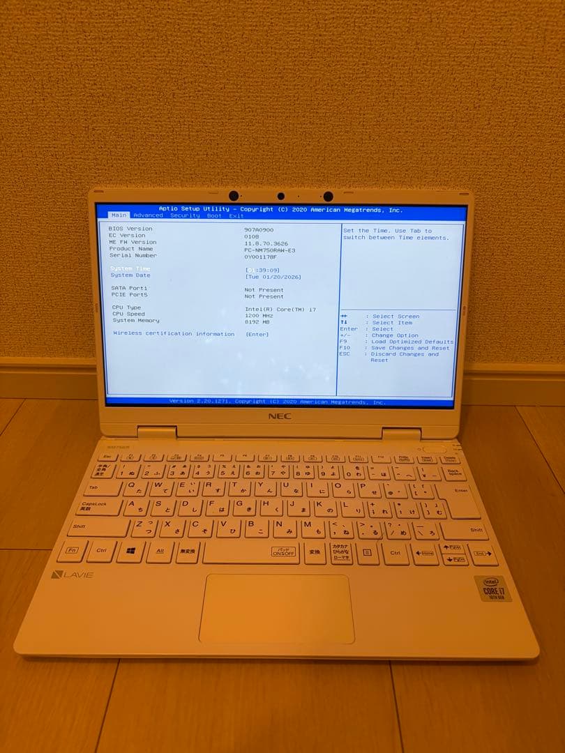 【即日発送】NEC ノートパソコンジャンク品PC-NM750RAW-E3✨