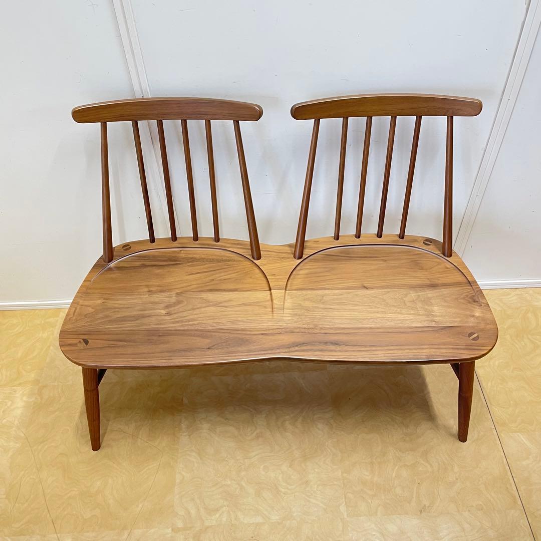 2人掛けウィンザーチェア ベンチ ダイニング チェア 椅子 イス 北欧スタイル