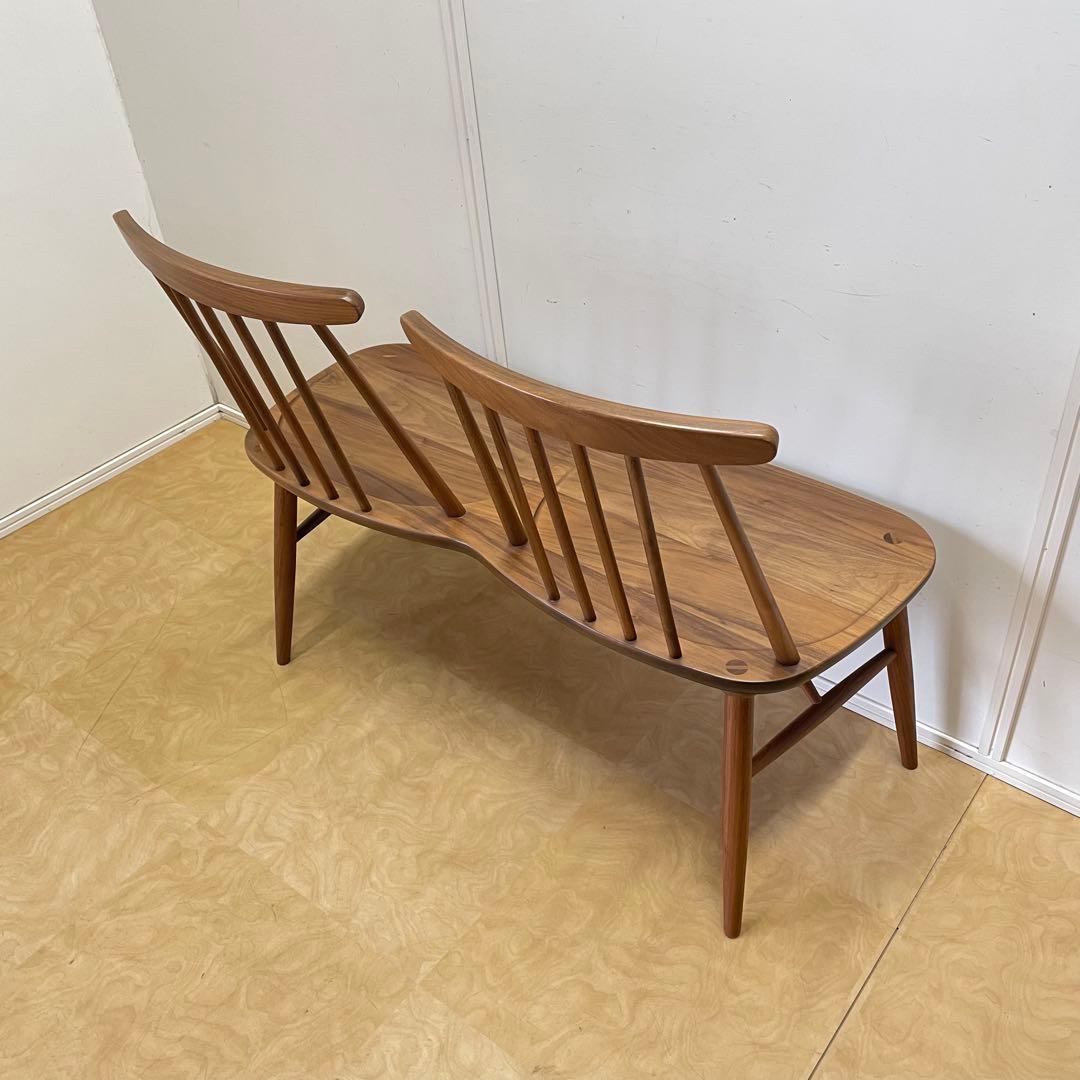 2人掛けウィンザーチェア ベンチ ダイニング チェア 椅子 イス 北欧スタイル