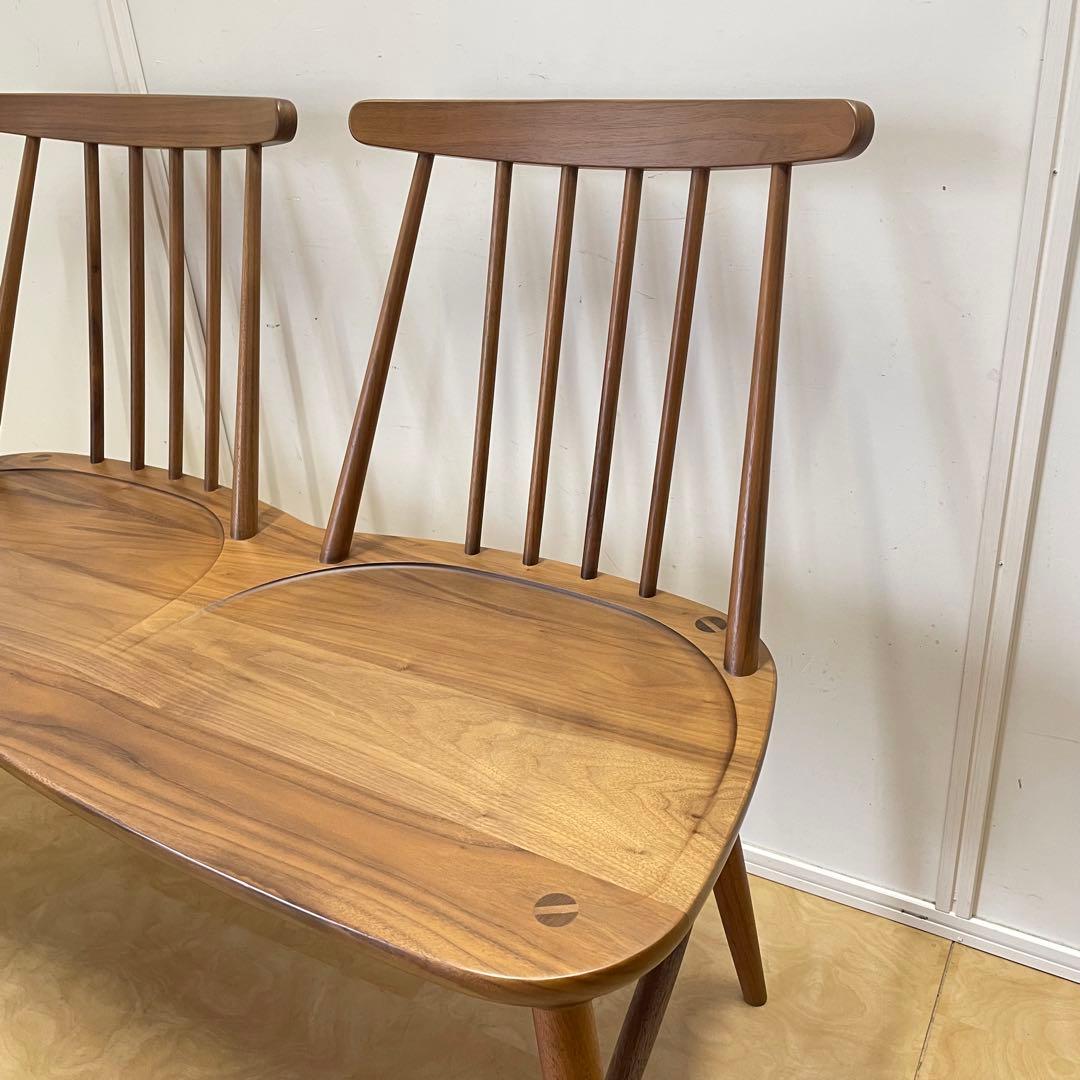 2人掛けウィンザーチェア ベンチ ダイニング チェア 椅子 イス 北欧スタイル