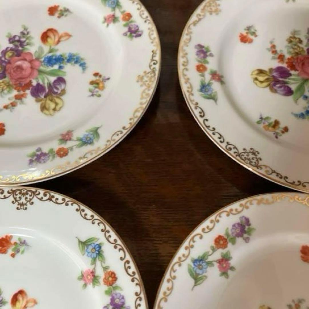 オールドノリタケ　ドレスドール② プレートセット