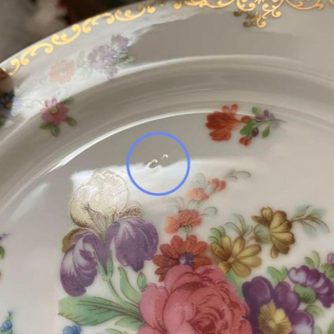 オールドノリタケ　ドレスドール② プレートセット