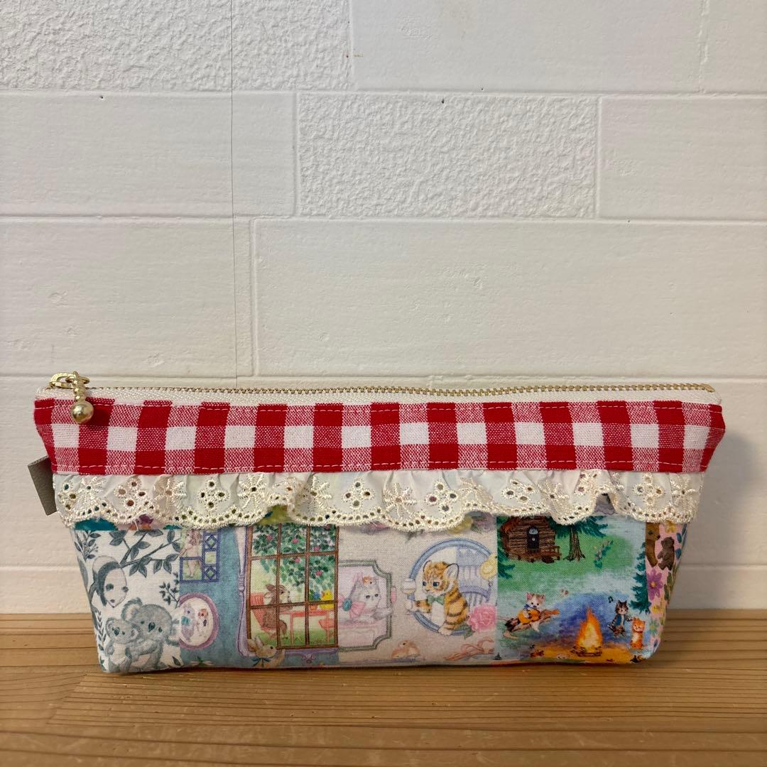 感謝価格　SALE 新作生地　ユキエモン　巾着　ハンドメイド　小物入れ