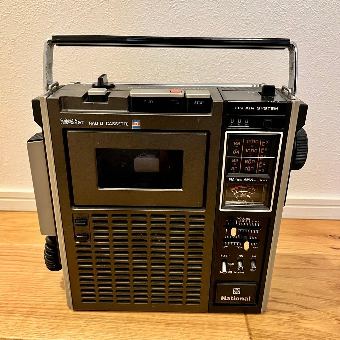 【昭和レトロ】National RQ-540 MAC G カセットレコーダー