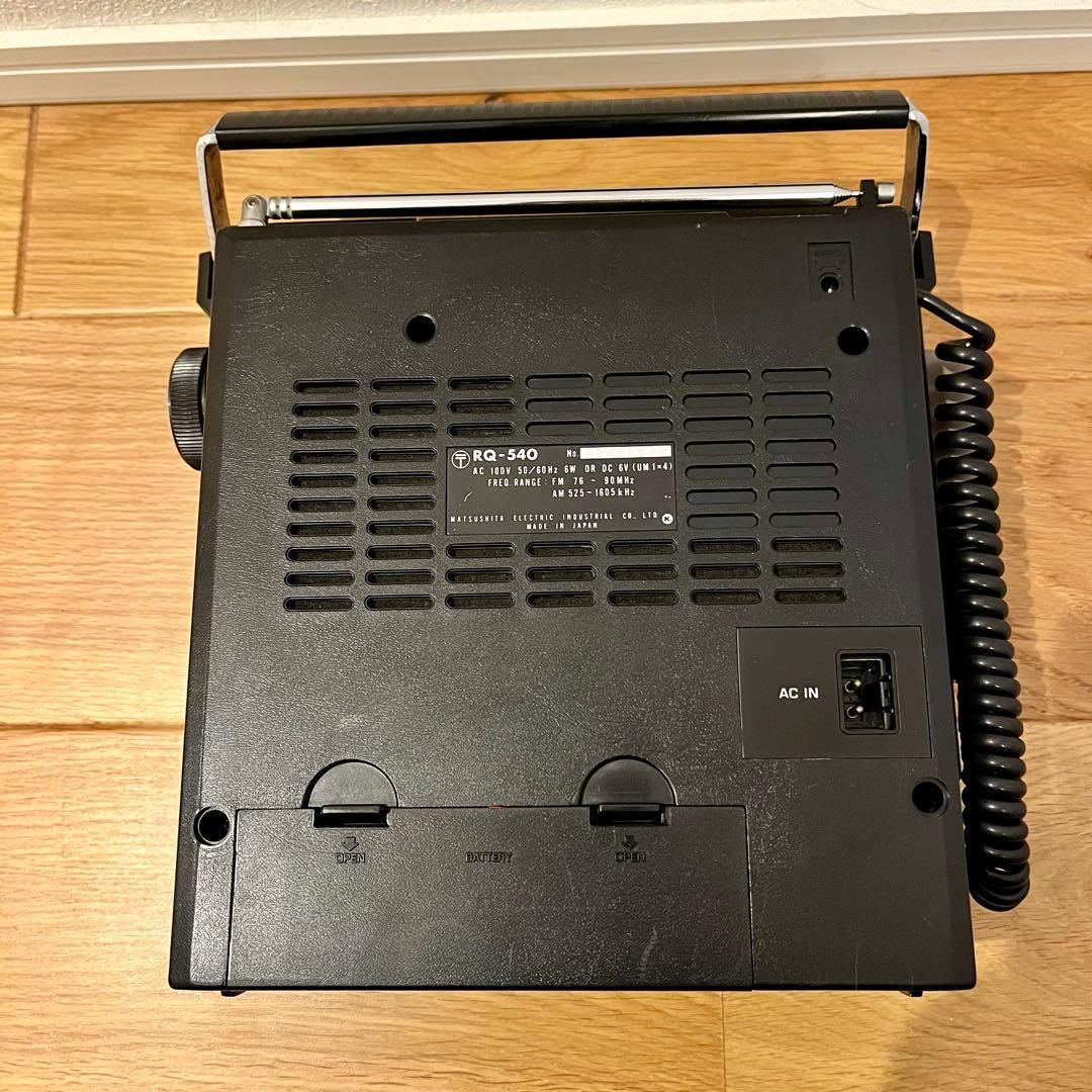 【昭和レトロ】National RQ-540 MAC G カセットレコーダー