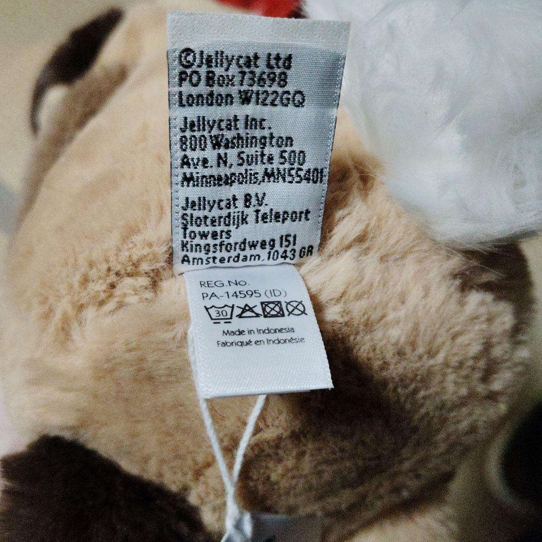  バシュフル パッチワーク ブラウン バニー ぬいぐるみ