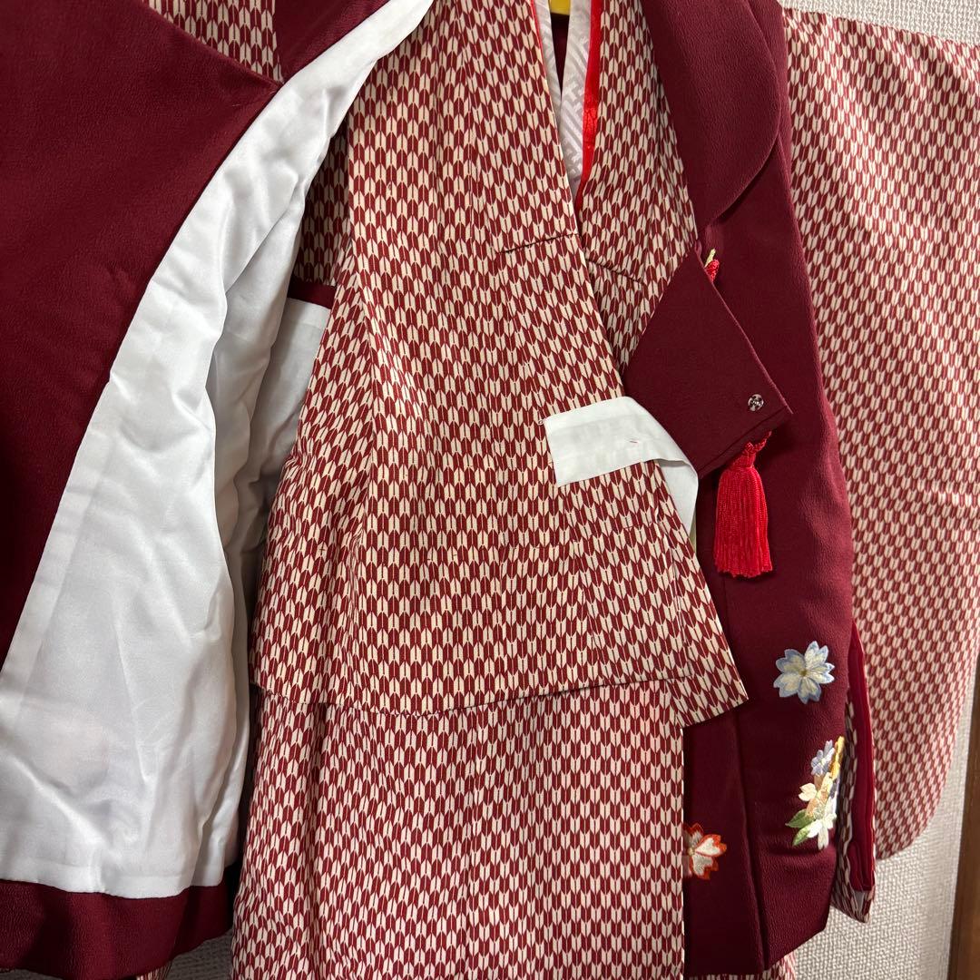 今だけお値引き！七五三 着物セット 昭和レトロ 3歳 被布コート　被布　ベレー帽