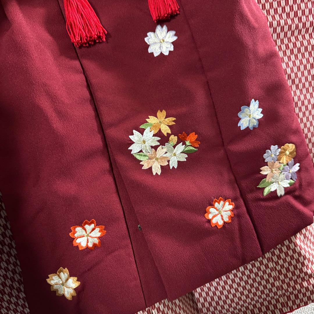 今だけお値引き！七五三 着物セット 昭和レトロ 3歳 被布コート　被布　ベレー帽