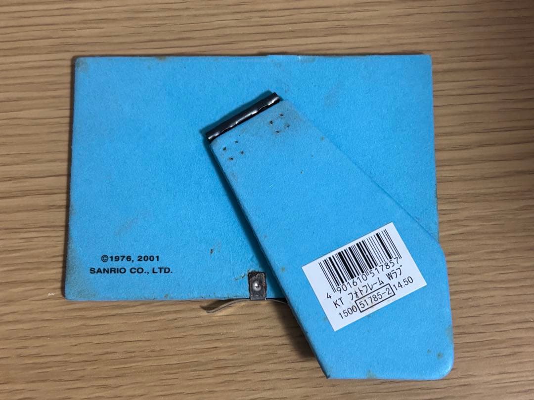 激レア　ハローキティ　ブルーローズ エンジェル フォトフレーム Wラブ　#1