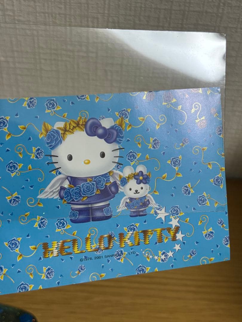 激レア　ハローキティ　ブルーローズ エンジェル フォトフレーム Wラブ　#1