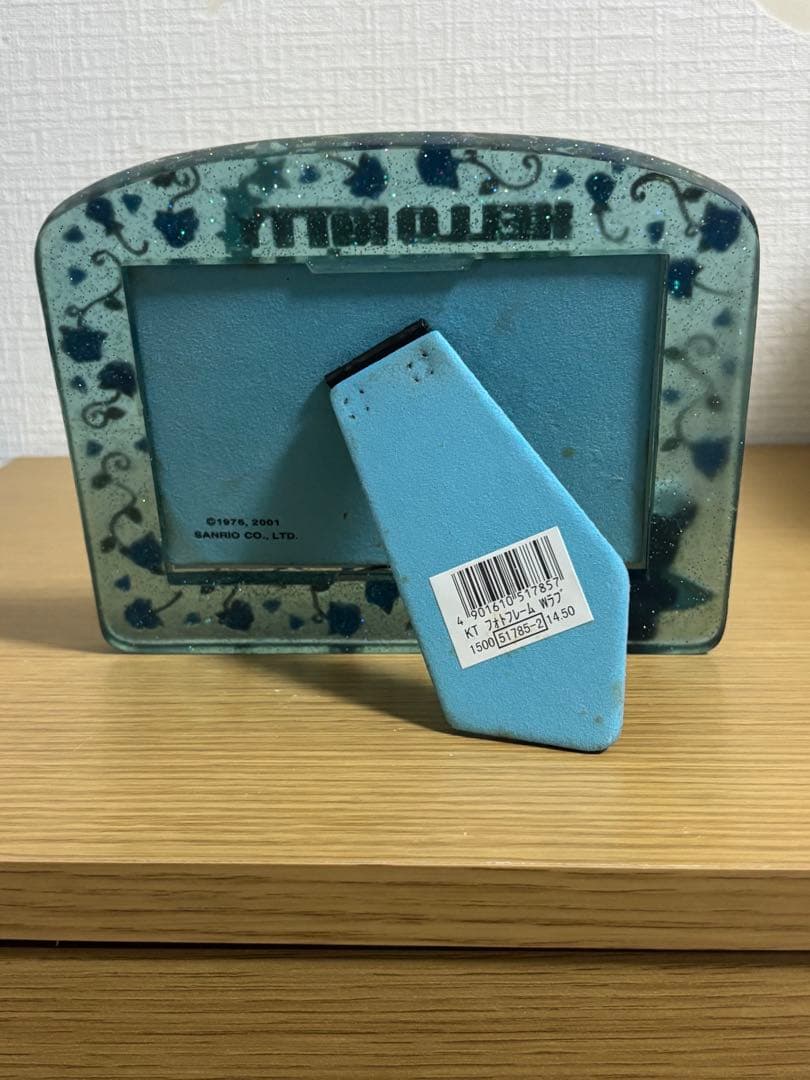 激レア　ハローキティ　ブルーローズ エンジェル フォトフレーム Wラブ　#1