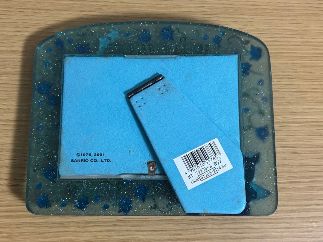 激レア　ハローキティ　ブルーローズ エンジェル フォトフレーム Wラブ　#1