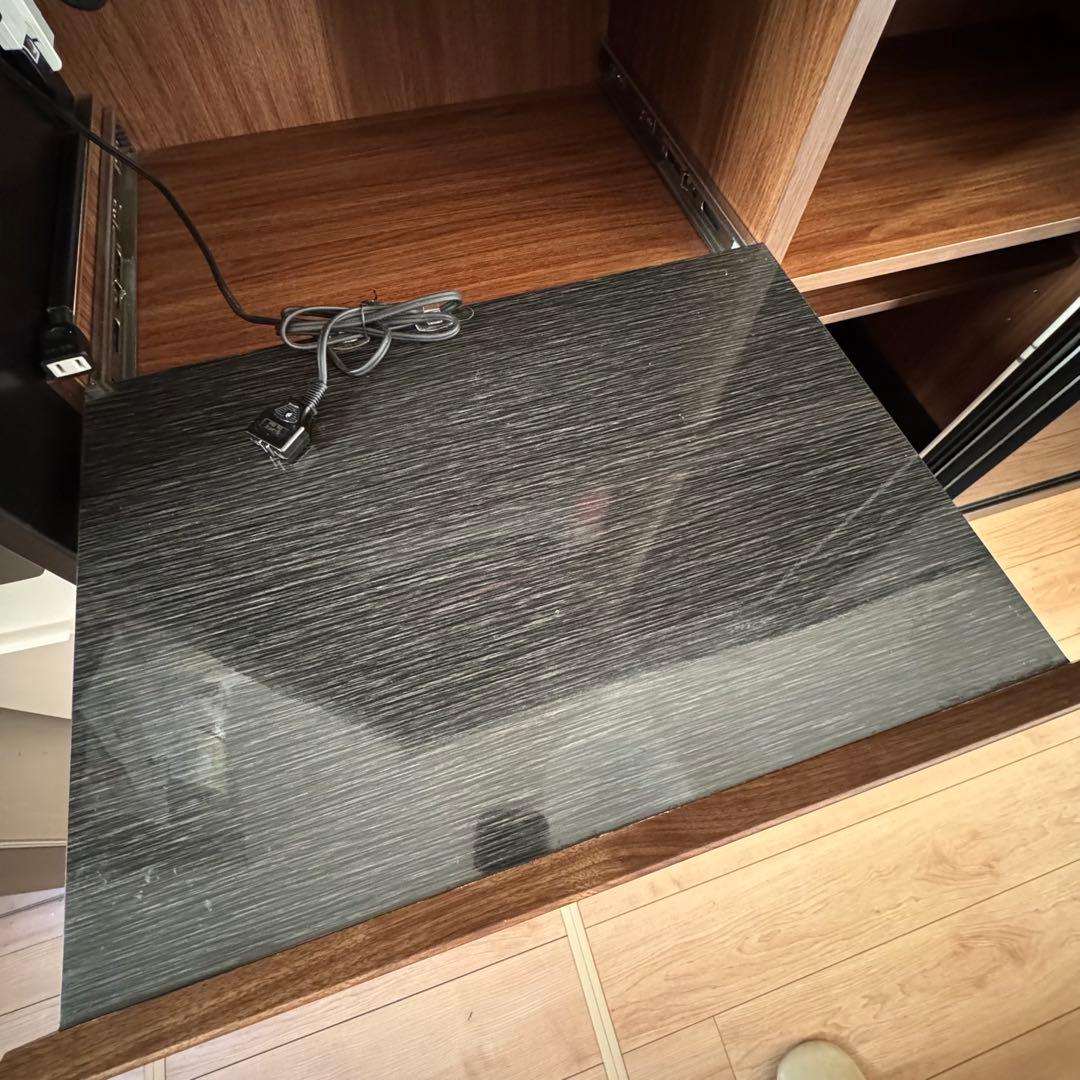 【IDC大塚家具】キッチンボード「ネロ」 ブラック 幅180cm