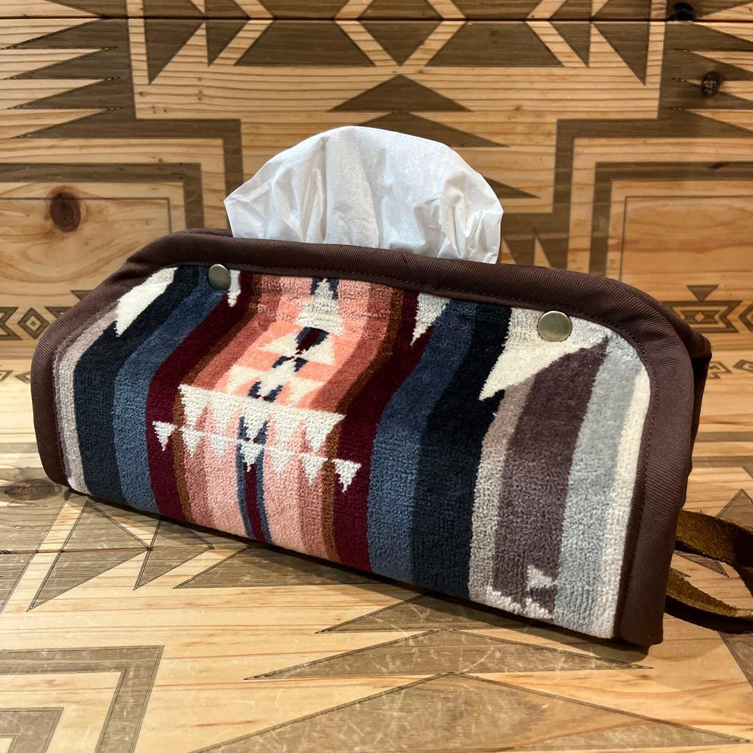 べーやんページ ペンドルトン クッションカバー リメイク ティッシュカバー