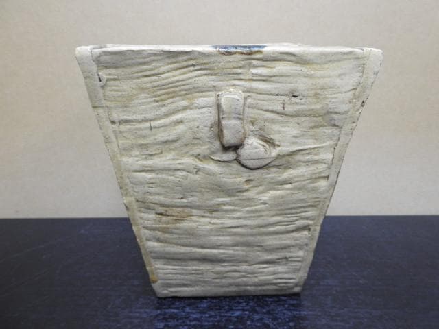 織部釣瓶型花生　一楽　MA69