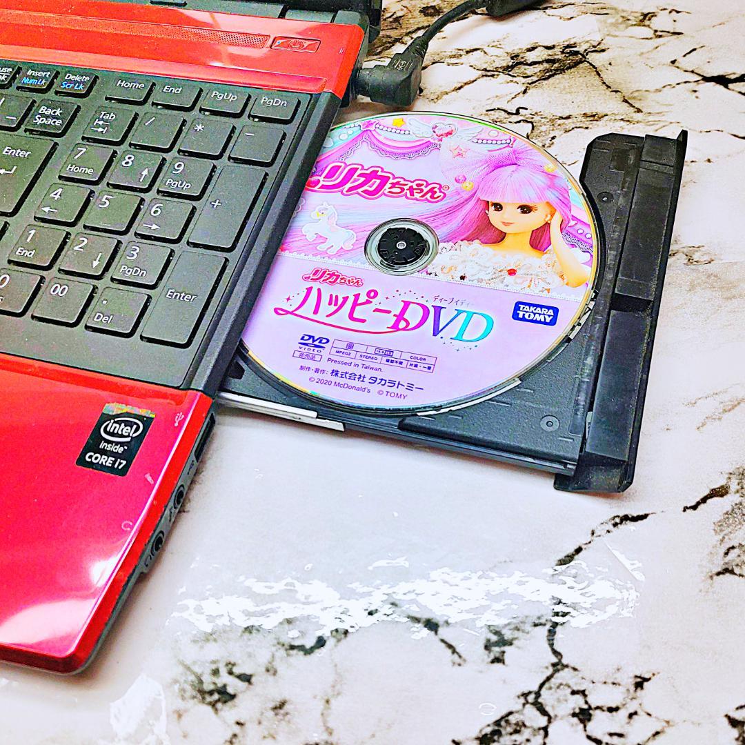 お手頃価格ノートパソコン❤️爆速SSD☘️Blu-ray・メモリ８G❣️最強i7