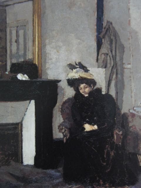 エドゥアール・ヴュイヤール、訪問者、希少な画集より、状態良好、新品高級額