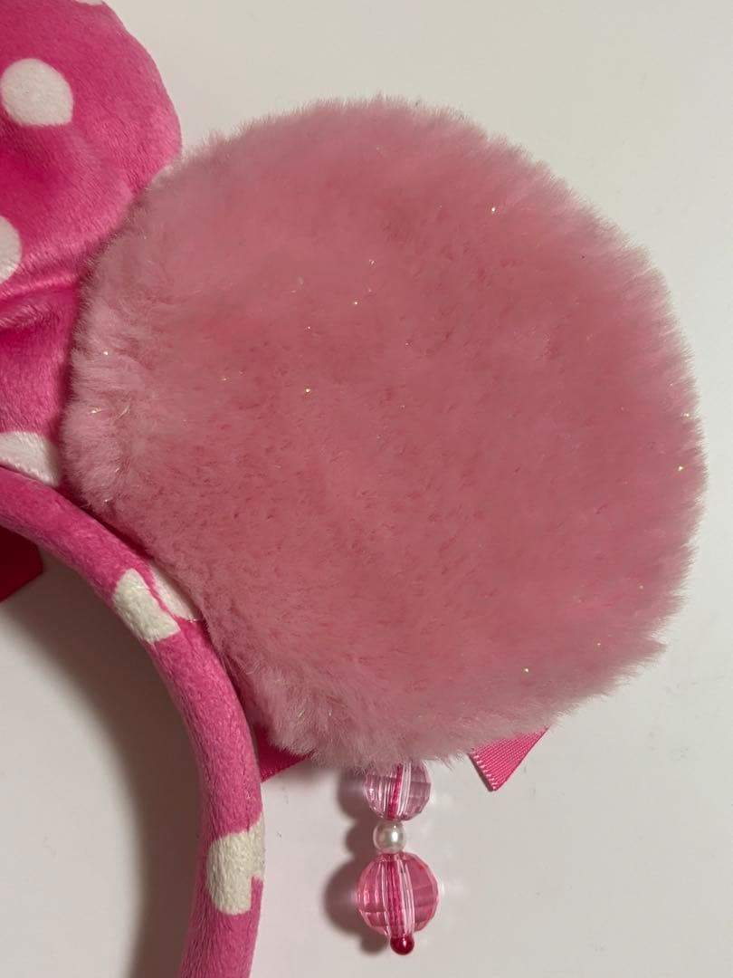 ディズニー　カチューシャ　イヤリング　ミニーちゃん　水玉 ドット