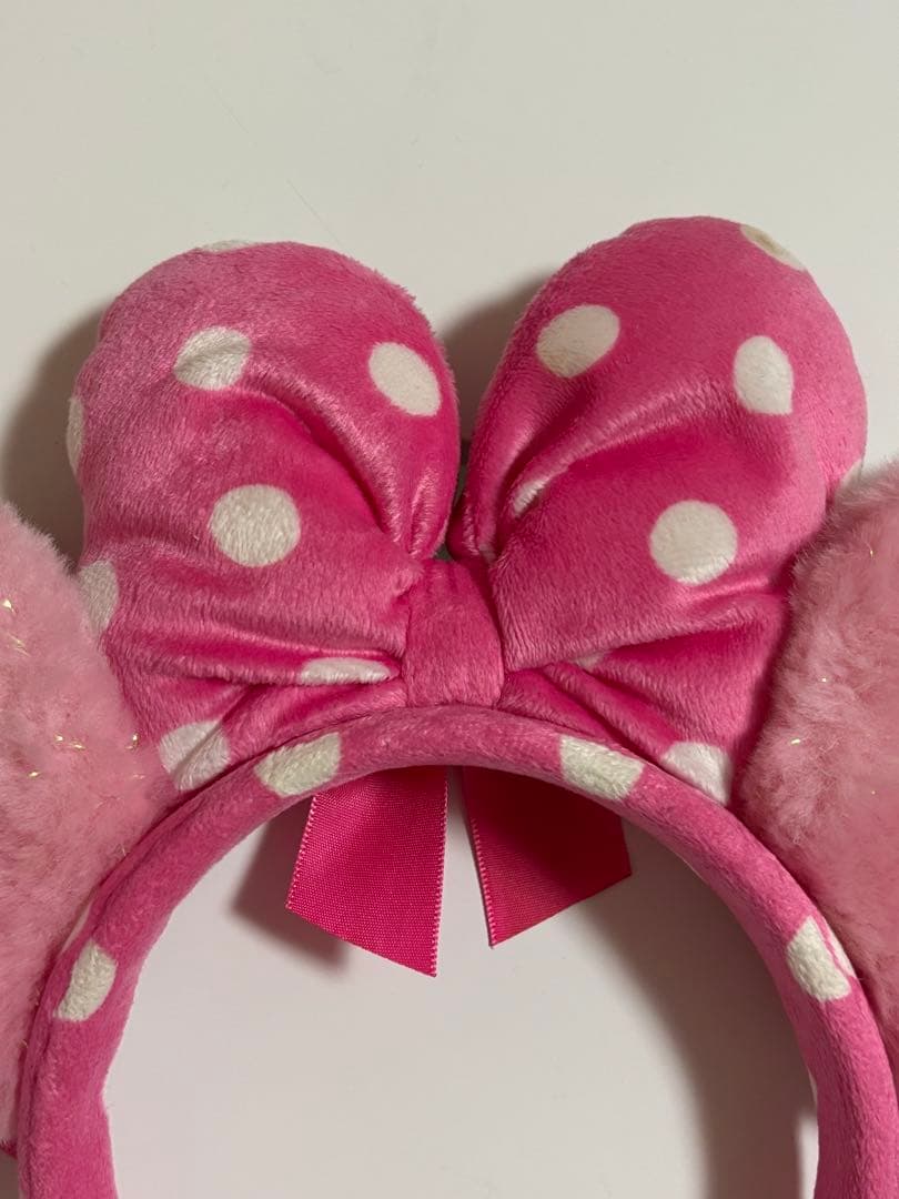 ディズニー　カチューシャ　イヤリング　ミニーちゃん　水玉 ドット